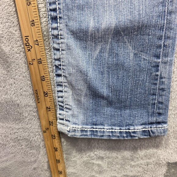 BKE Jeans Womens 27 Payton Straight Leg Stretch Distressed Denim Casual Pants - Picture 10 of 12